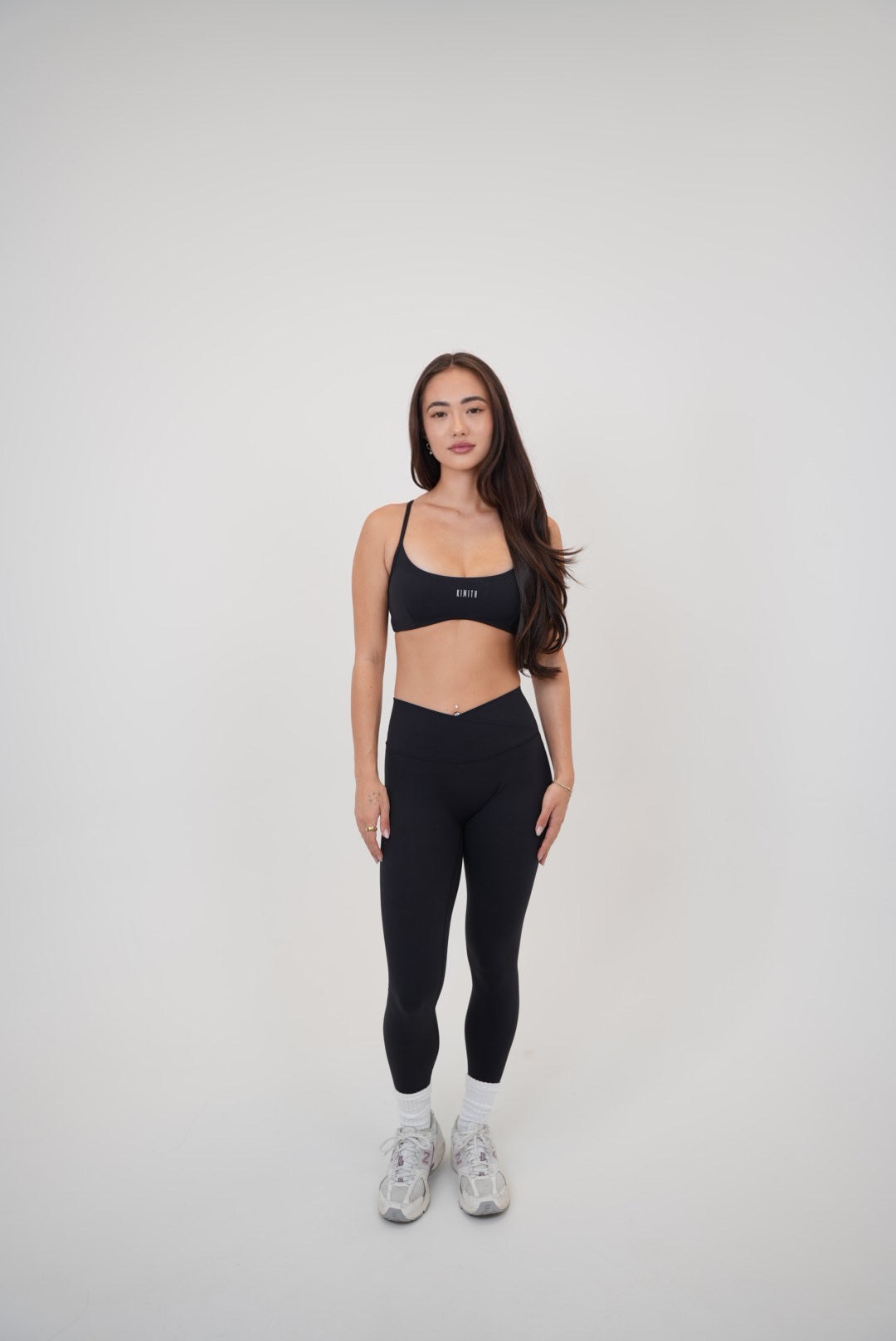 My Time Is Divine Black Cross-Back Butter Soft Bra