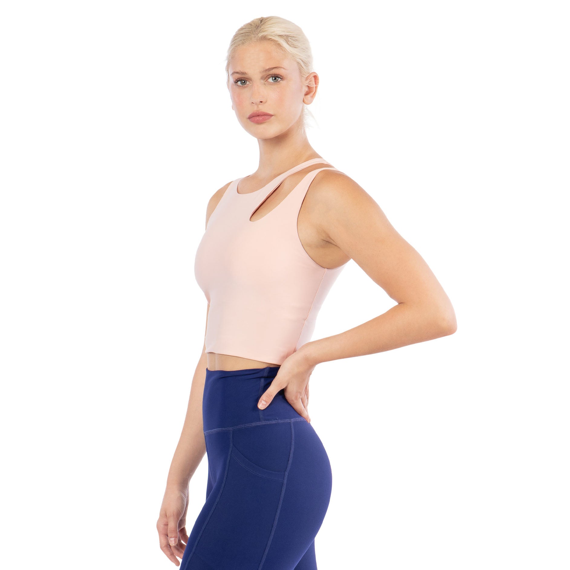 MIDI CUT OUT SHOULDER BRA
